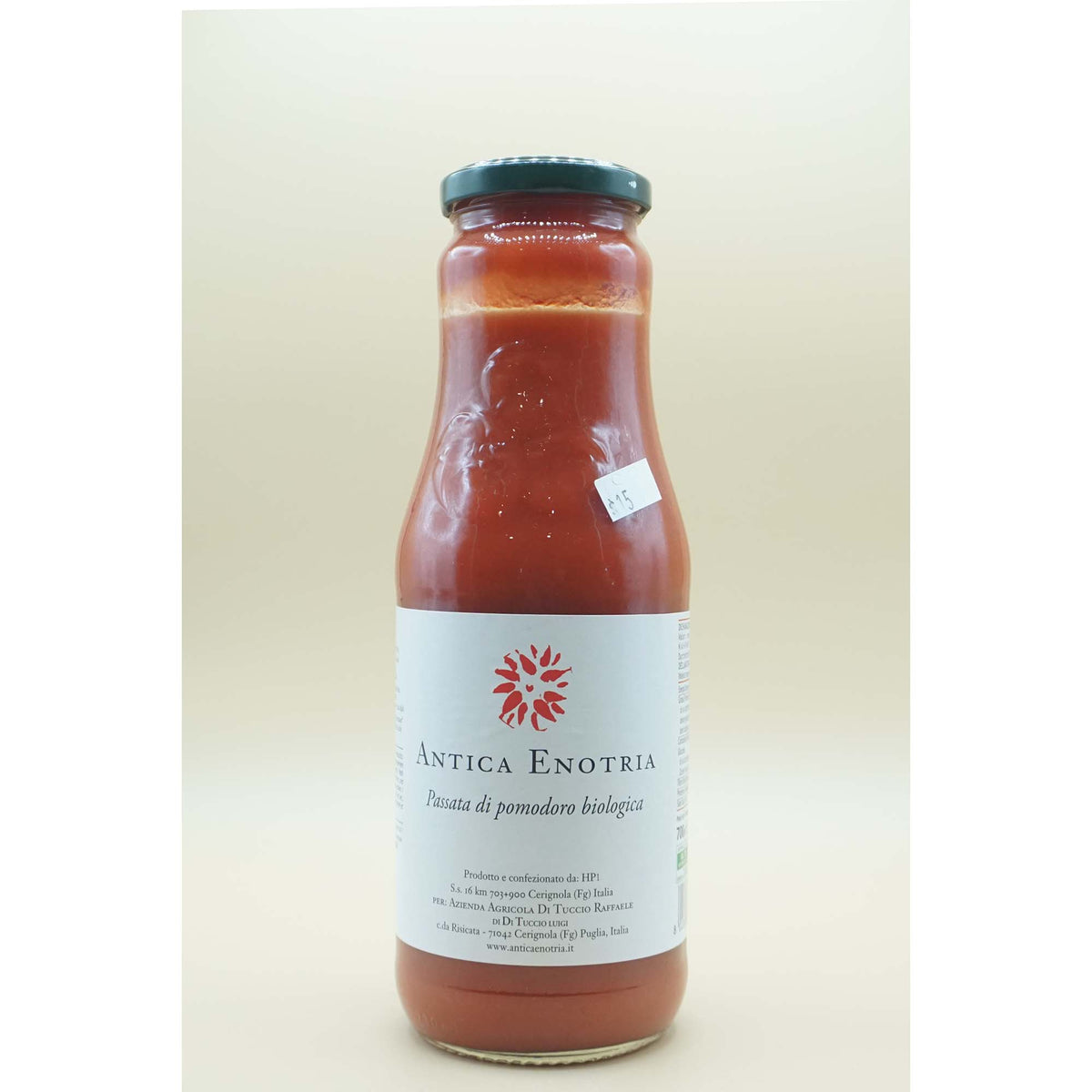 Antica Enotria Passata Di Pomodoro 720ml Jar The Raleigh Wine Shop